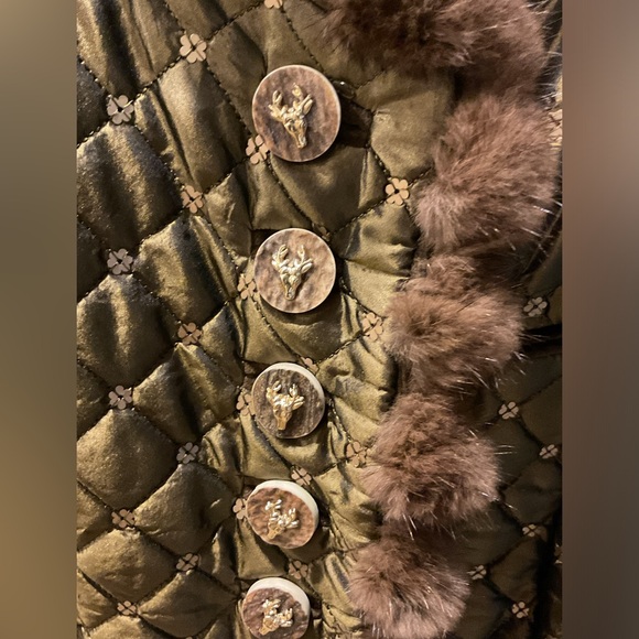 COUTURE GAISBERGER SILK COAT - Picture 3 of 15